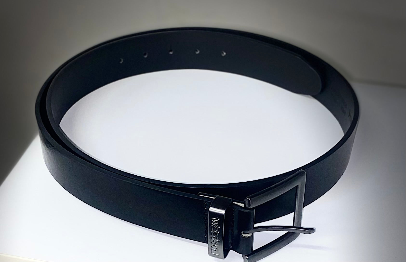 Twisted Soul 0014 Blk Metal Keeper Belt