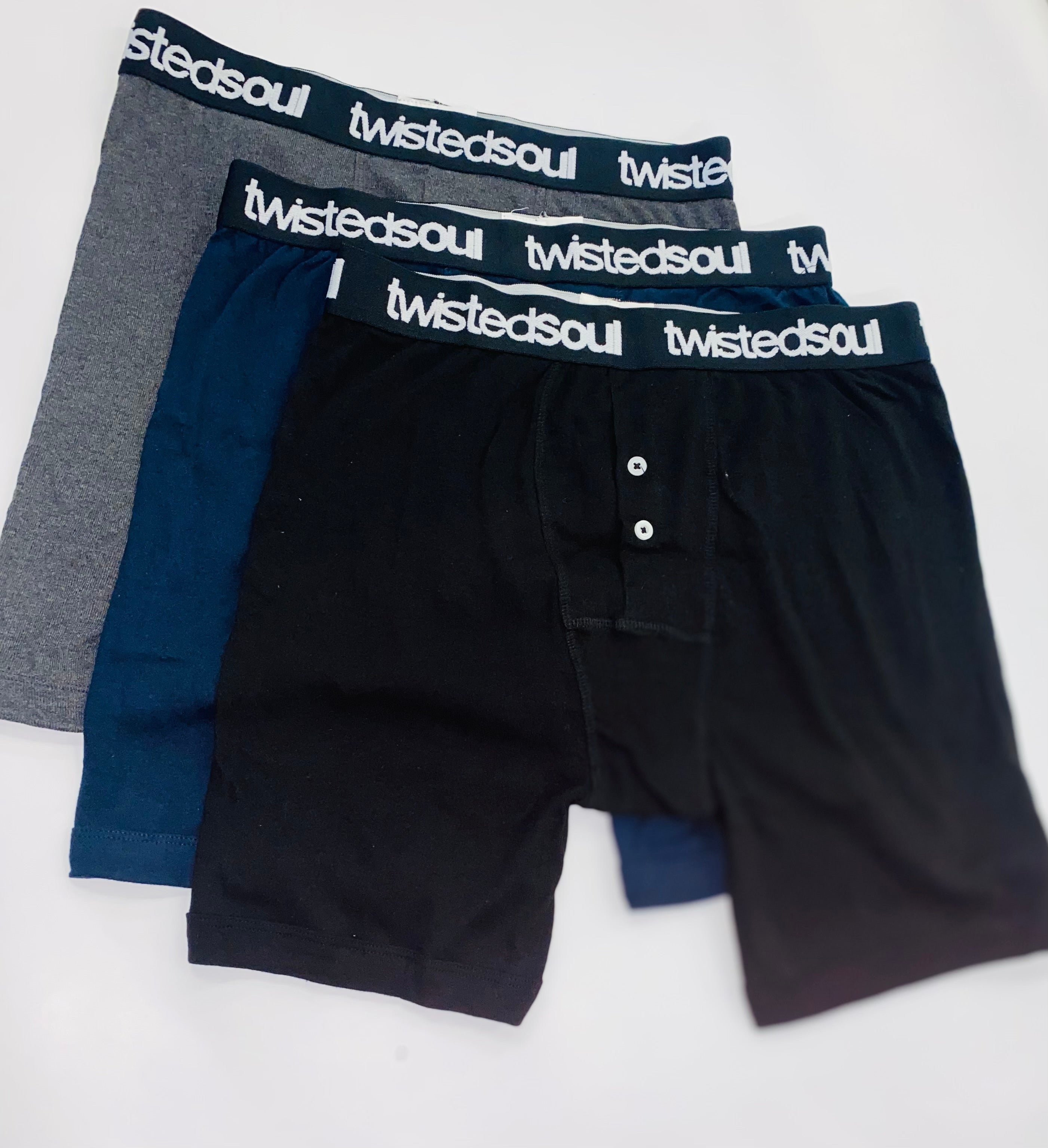 Twisted Soul Jersey Trunk 3 Pack Boxer