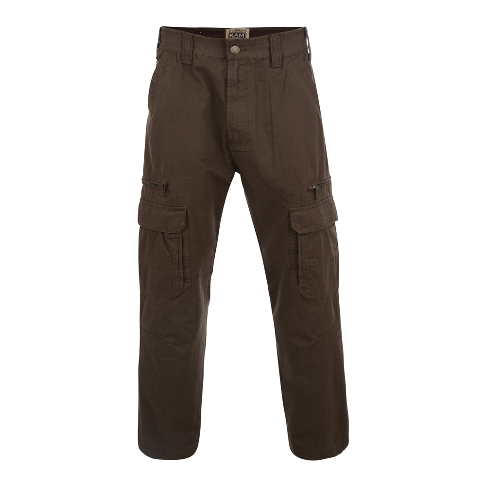 Kam Kbs 118 Relaxed Fit Cargo Trouser