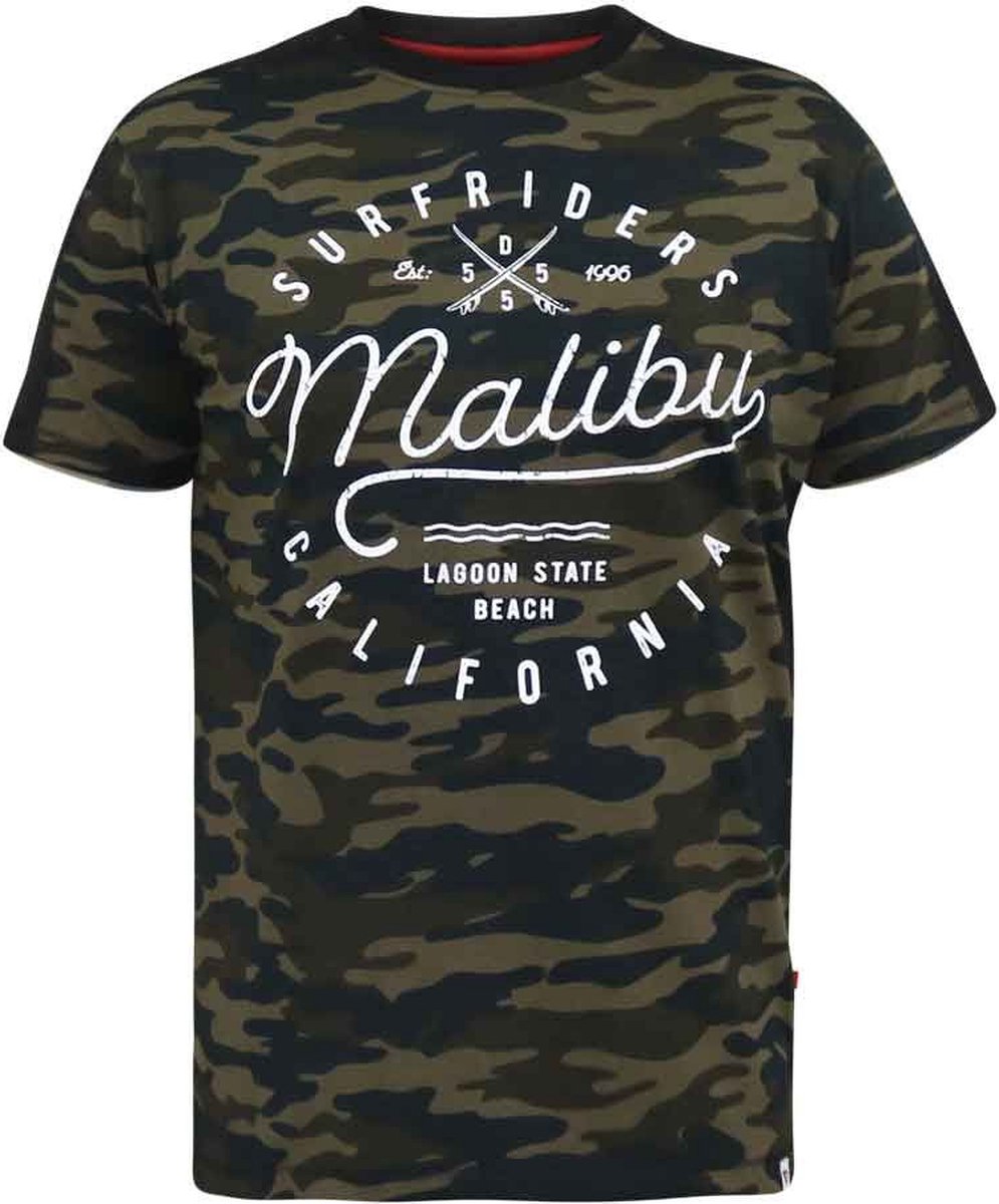 Duke Sullivan Camo T Shirt Chest Print