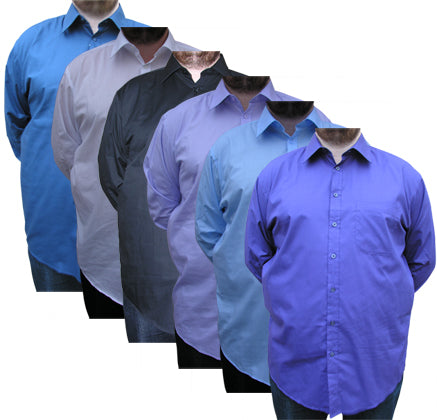 Espionage Sh151 L/S Plain Collar Shirts