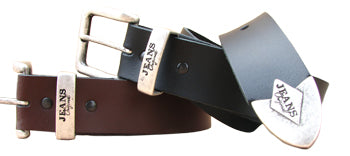 John King 6062 Metal Tipped Leather Belt