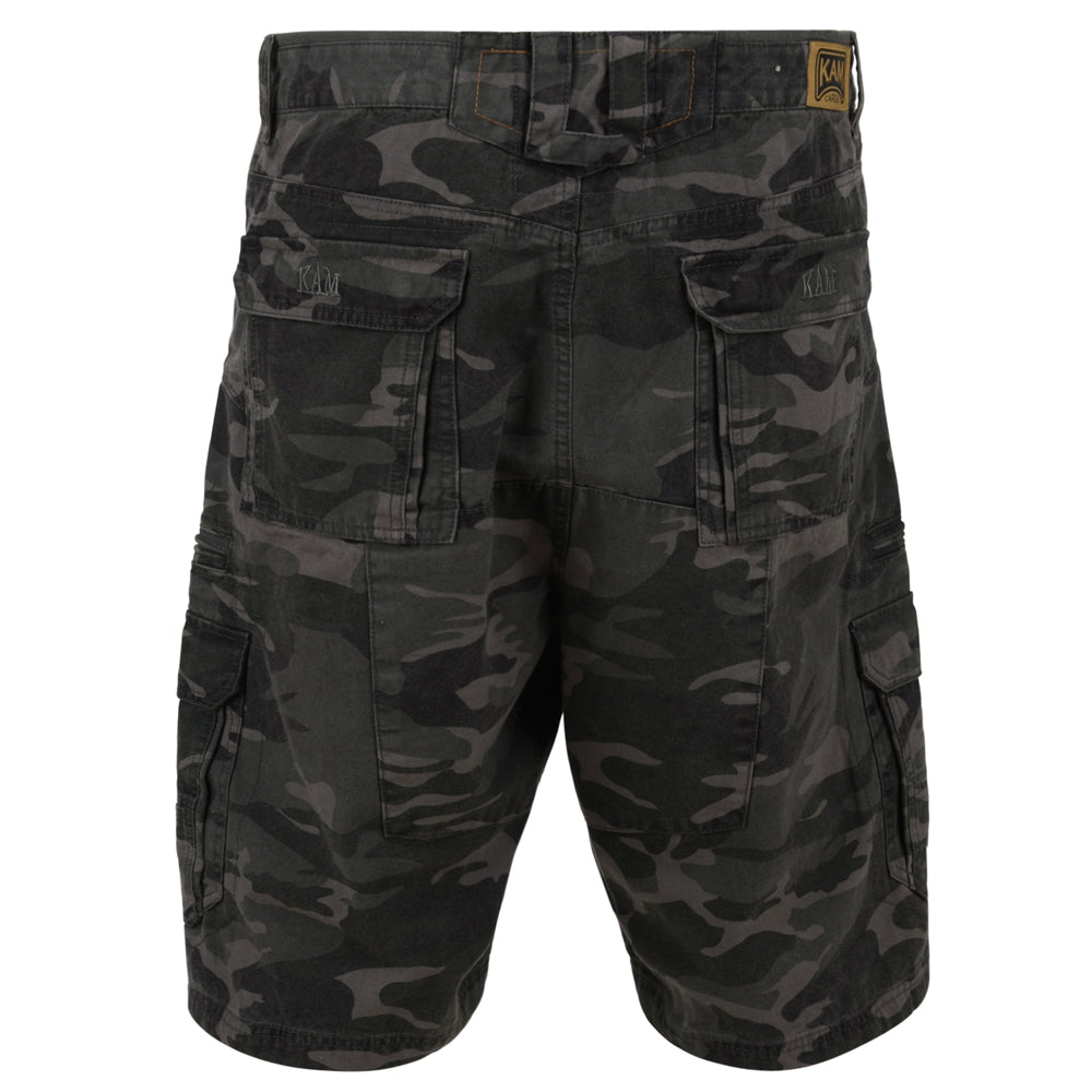 Kam Kbs329 Camo Cargo Shorts