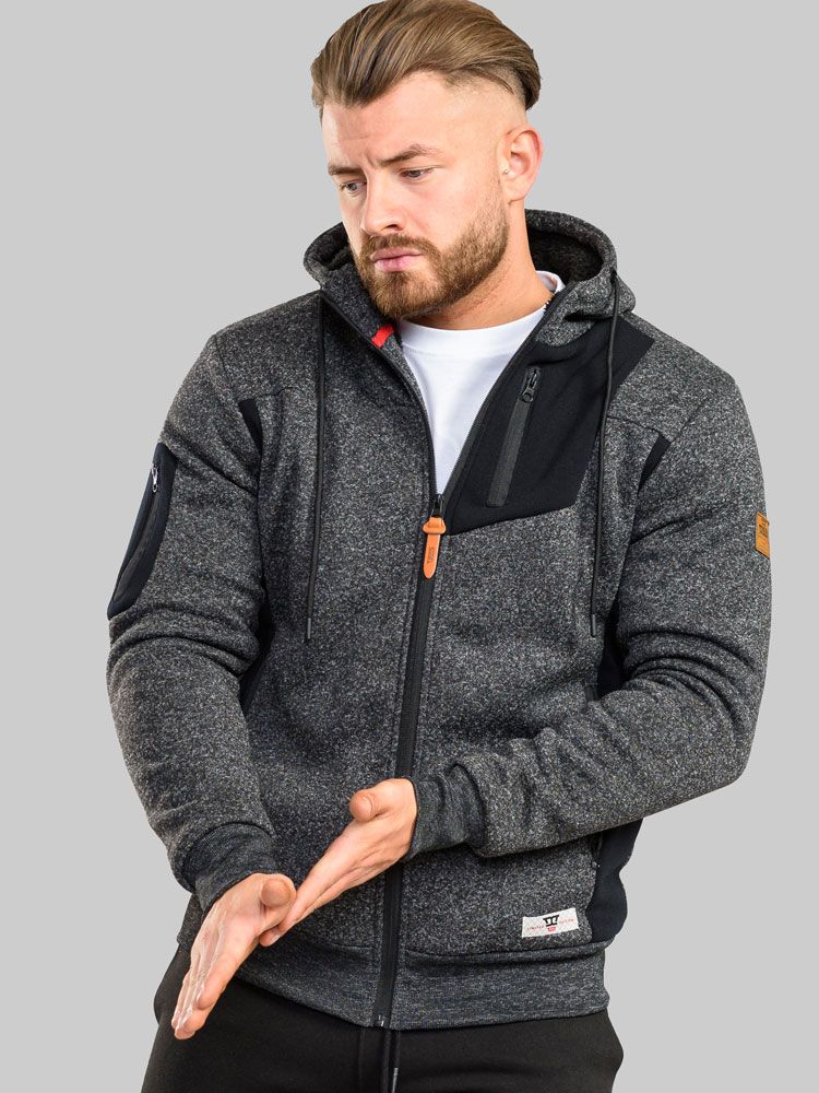 D555 Crofton Hoody Sherpa Lining