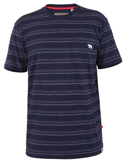 D555 Chapel Stripe T-Shirt Navy