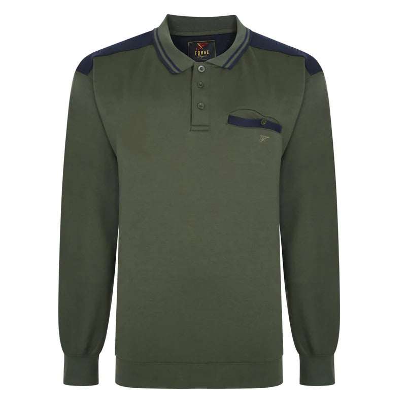 Forge Fbs 509 Fleece Collared Sweatshirt