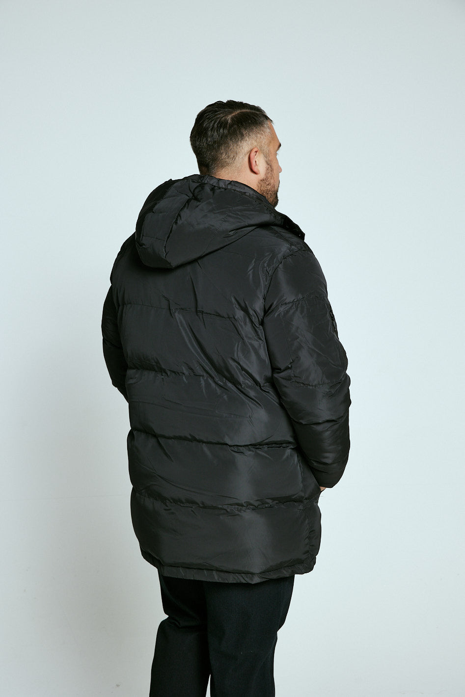 Alban Quilted Puff Jackt W.Hood B