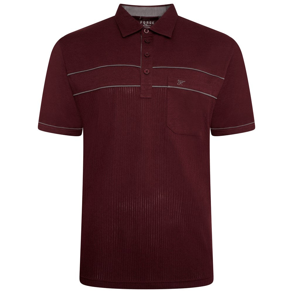 Forge FBS 420 S/S Panelled Golf Polo