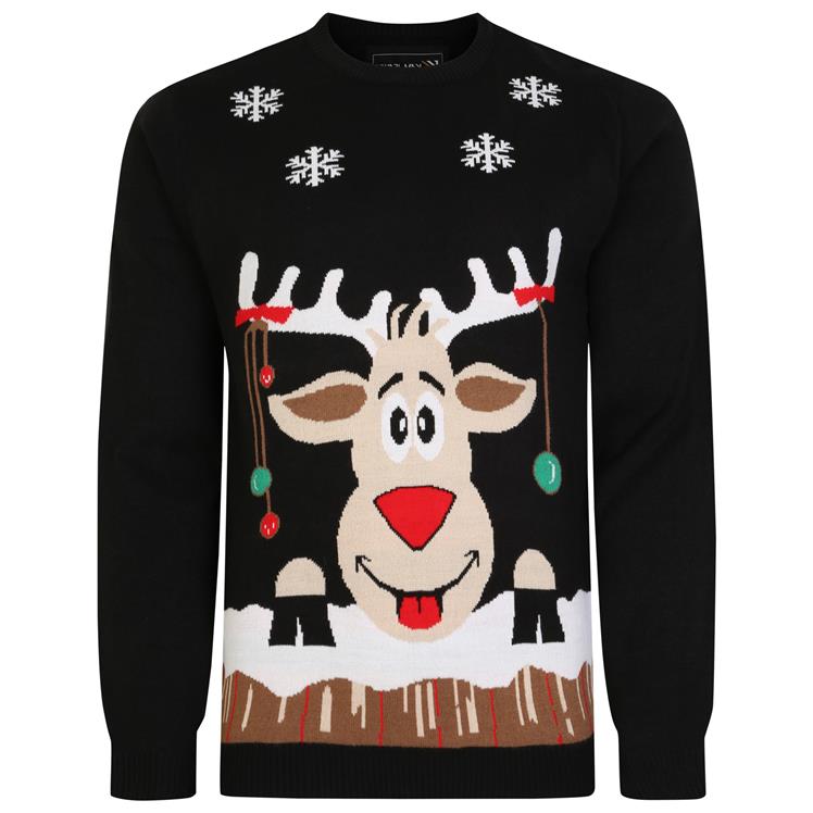 Men Kbs X023- Kam Rudolph Xmas Jumper