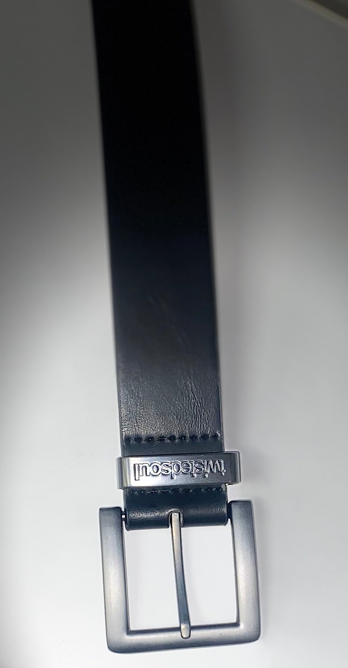 Twisted Soul 0014 Blk Metal Keeper Belt