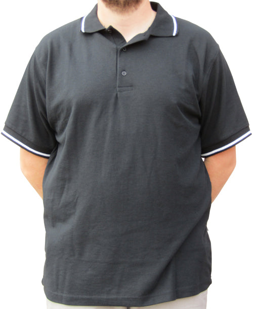 Azzuro Tipped Polo Straight Hem Ap111
