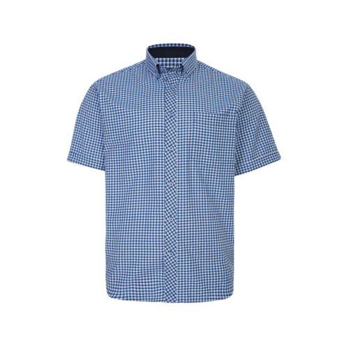 Kam Kbs 6219 S/S Gingham Check Shirt
