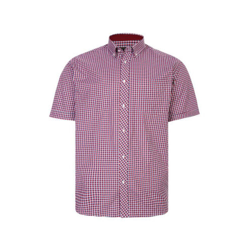 Kam Kbs 6219 S/S Gingham Check Shirt
