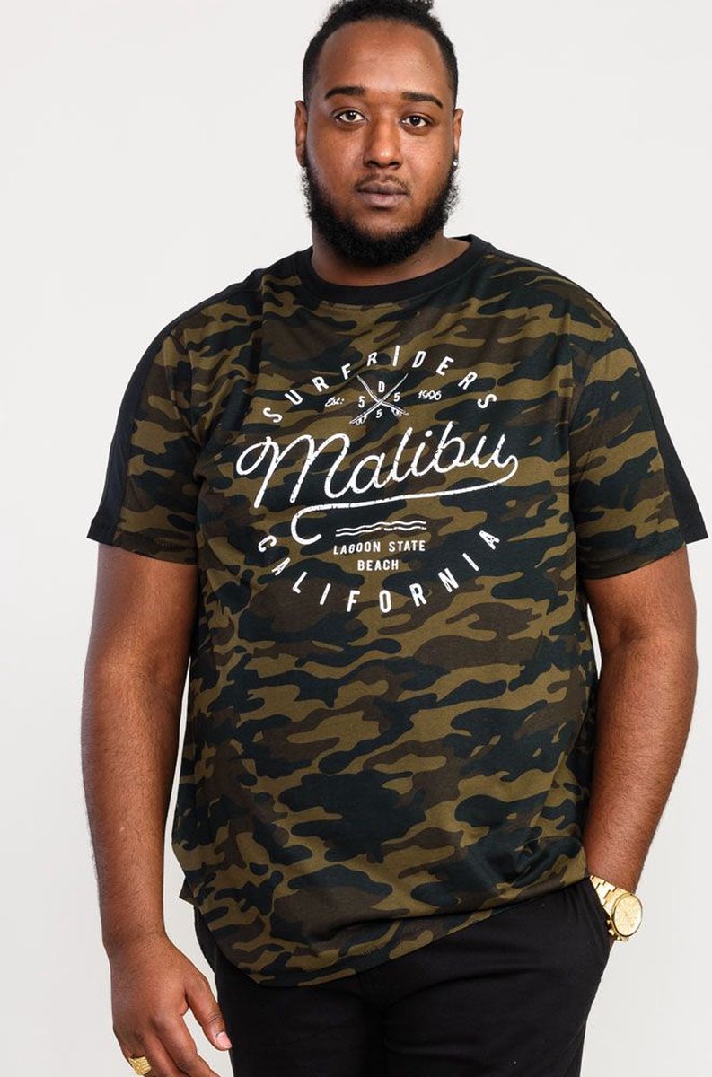 Duke Sullivan Camo T Shirt Chest Print