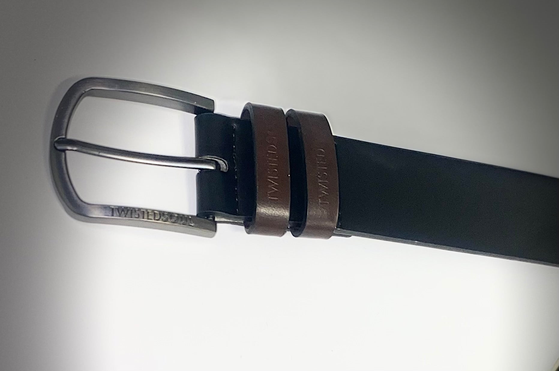 Twisted Soul 0012 Black Contrast Belt