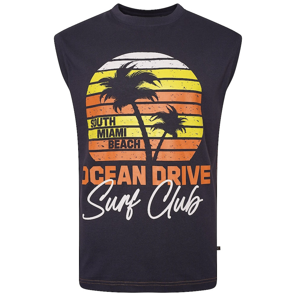 Kam Kbs 5398 Miami Beach Sleeveless Tee
