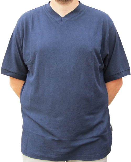 Azzuro V-Neck Pique T-Shirts Ap104