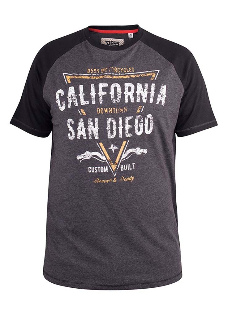 D555 Lismore Raglan San Diego Tshirt