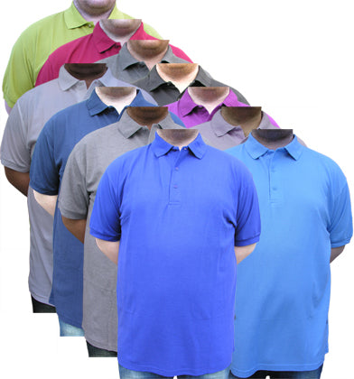 Azzuro Plain Polo Xlong Ap101l