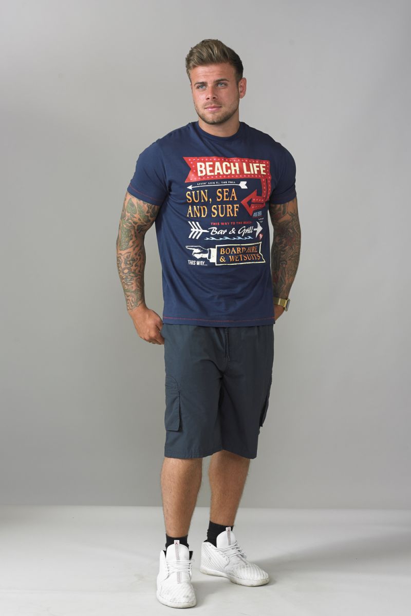 D555 Nick Cargo Short With Leg Pockets