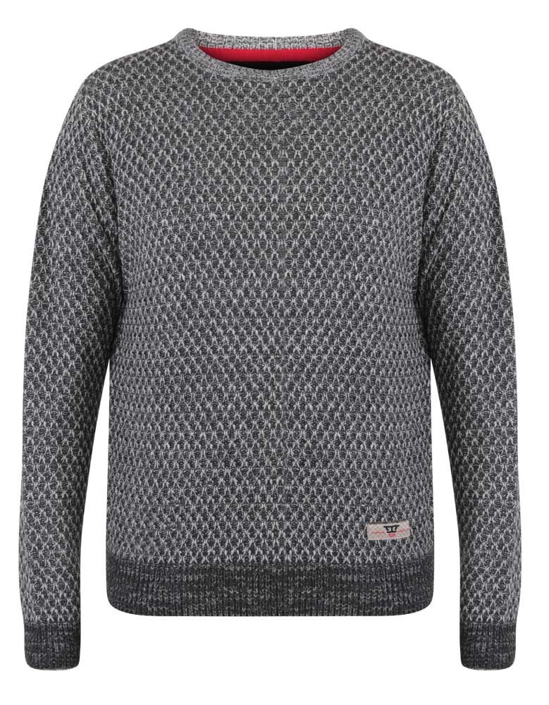 D555 Melford Diamond Crew Neck Jumper.
