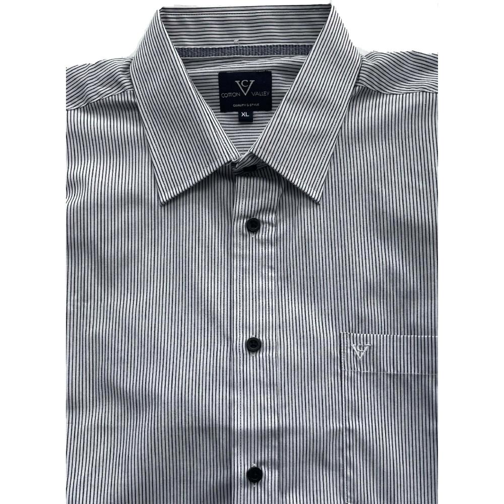 Cotton Valley 14436 S/S Stripe Shirt.