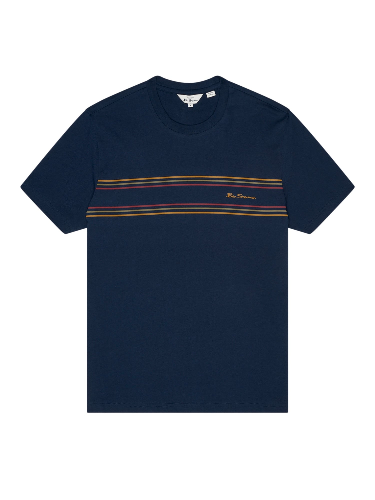 Ben Sherman Marine Stripe Logo Tshirt