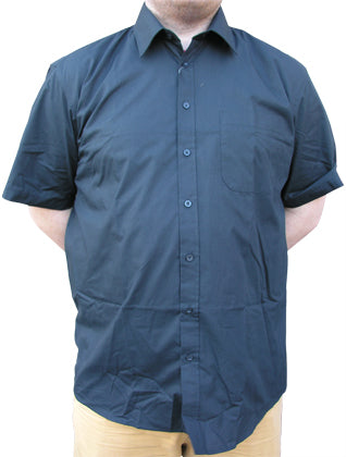 Espionage Sh147 S/S Plain Collar Shirts