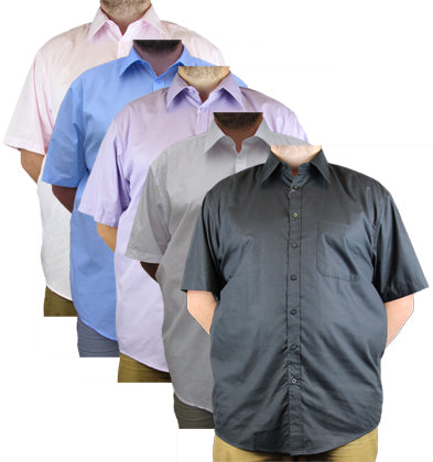 Espionage Sh147 S/S Plain Collar Shirts